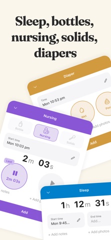 Tiny Tracker: Baby Log screenshot