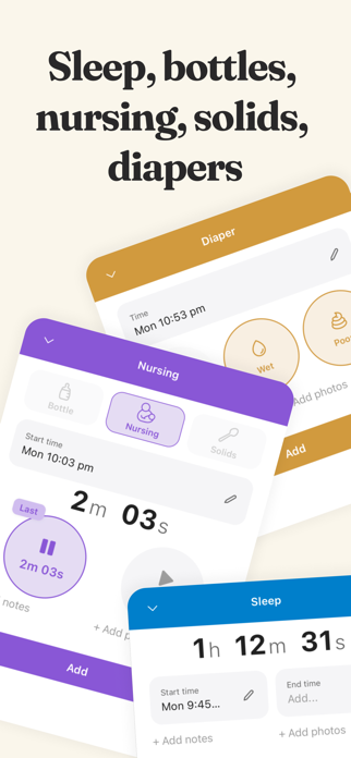 Tiny Tracker: Baby Log Screenshot 2 of 6