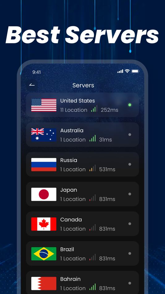 #2. Go VPN - Fast & Secure (iOS) By: Offline Music Limited