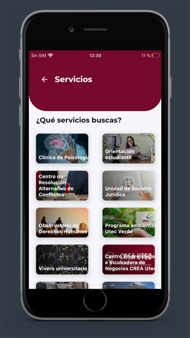UTEC El Salvador Screenshot