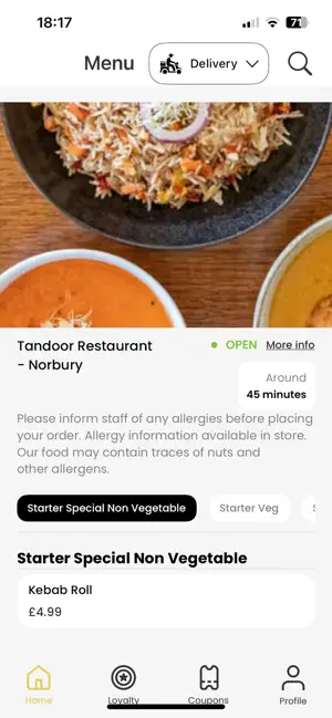 Tandoor Norbury - London screenshot 1