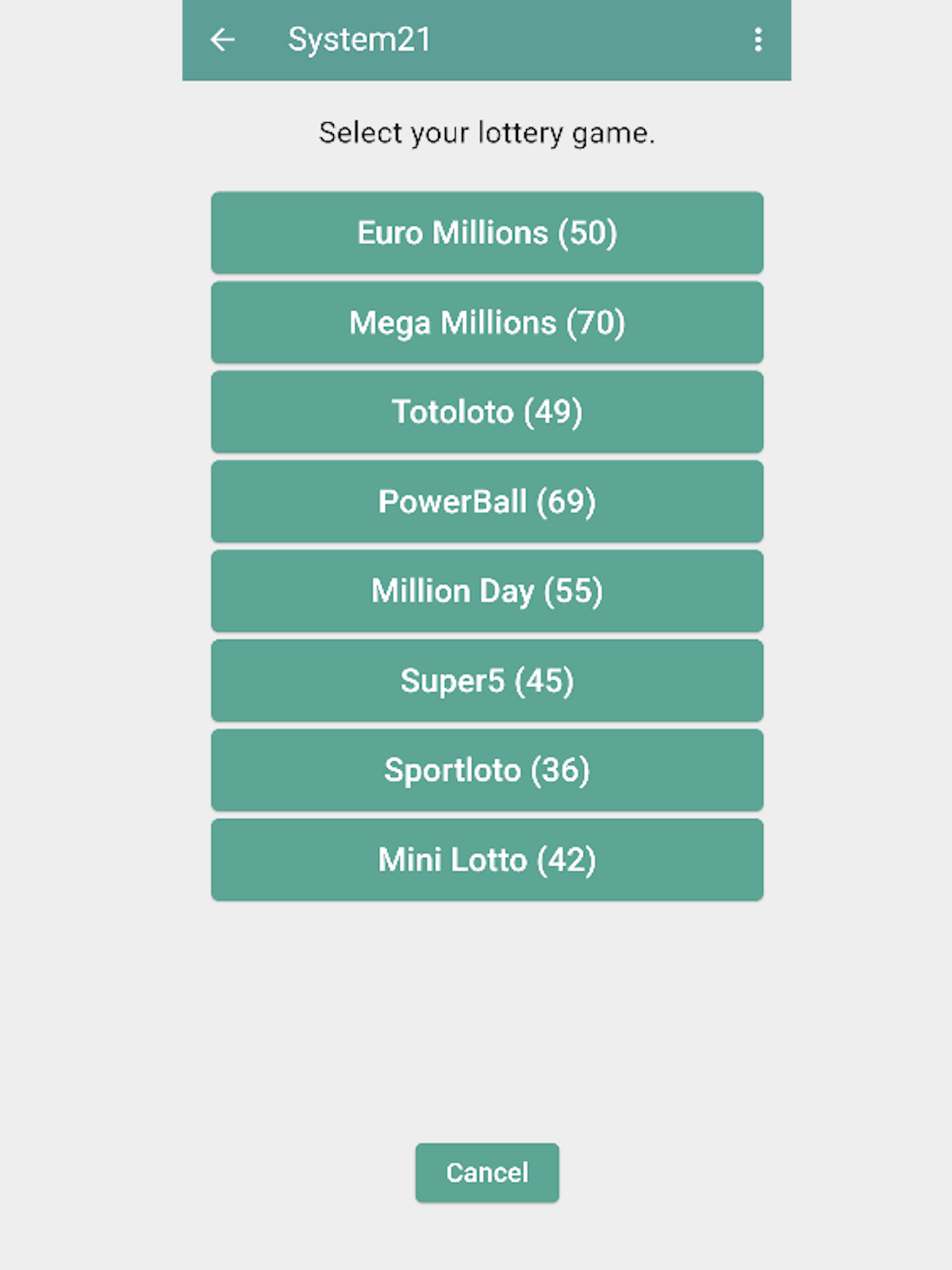 Lottery System21 screenshot 8