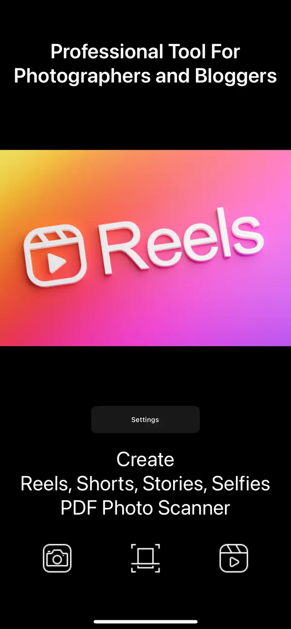 Stories Camera: ReelsCameraApp 截图 1