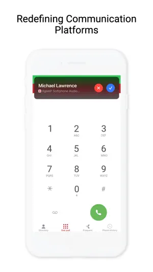 AgileIP Softphone screenshot 3