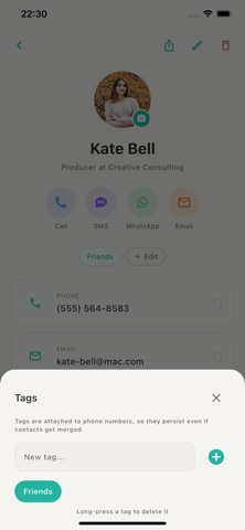 Tidy - Contacts Manager screenshot