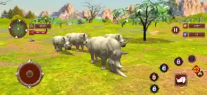 Virtual Wild Rhino Family Sim screenshot 4