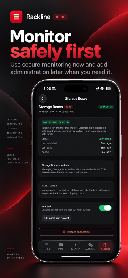 Rackline: Hetzner Manager screenshot 8