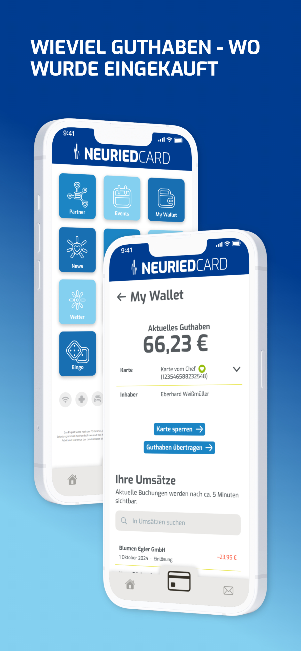 NeuriedCARD & App