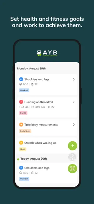 AYB Nutrition and Training screenshot 4