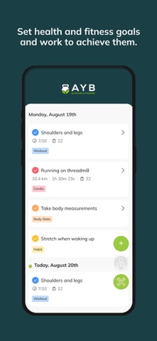 AYB Nutrition and Training Screenshot 4 of 6