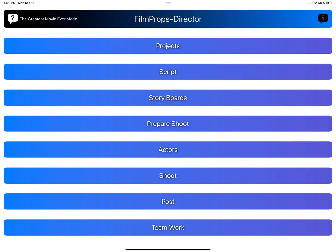 Screenshot #4 pour FilmProps-Director