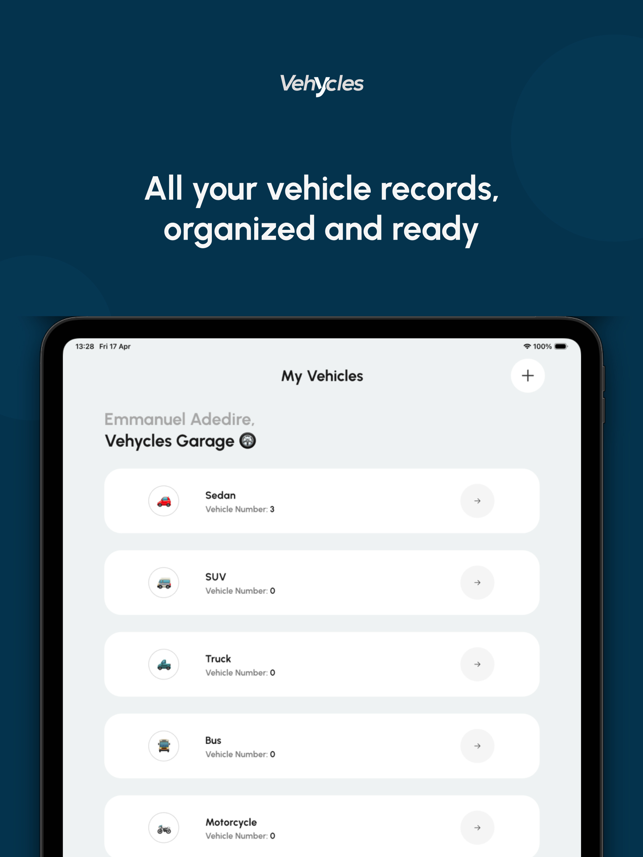 Vehycles App