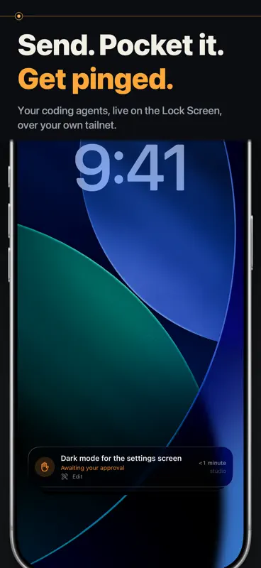 Tailscode: Coding Agent Remote screenshot 1 of 10