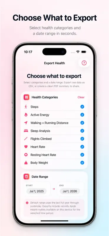 Export Health screenshot 3 of 5