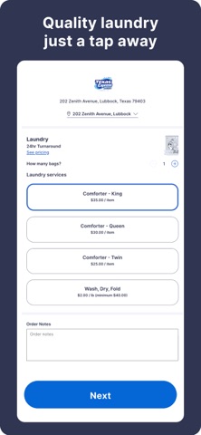 Texas Express Laundry screenshot
