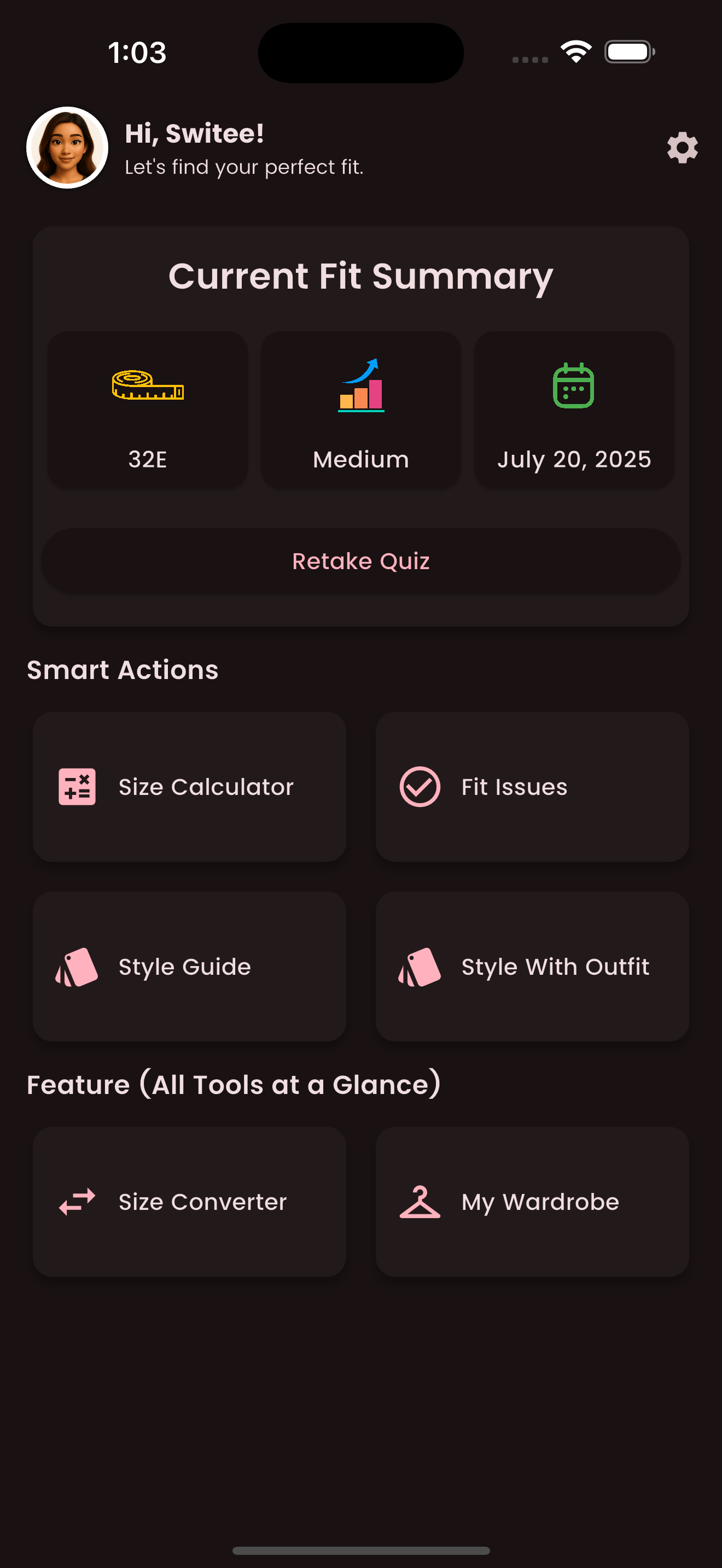Bra Size Finder screenshot 2