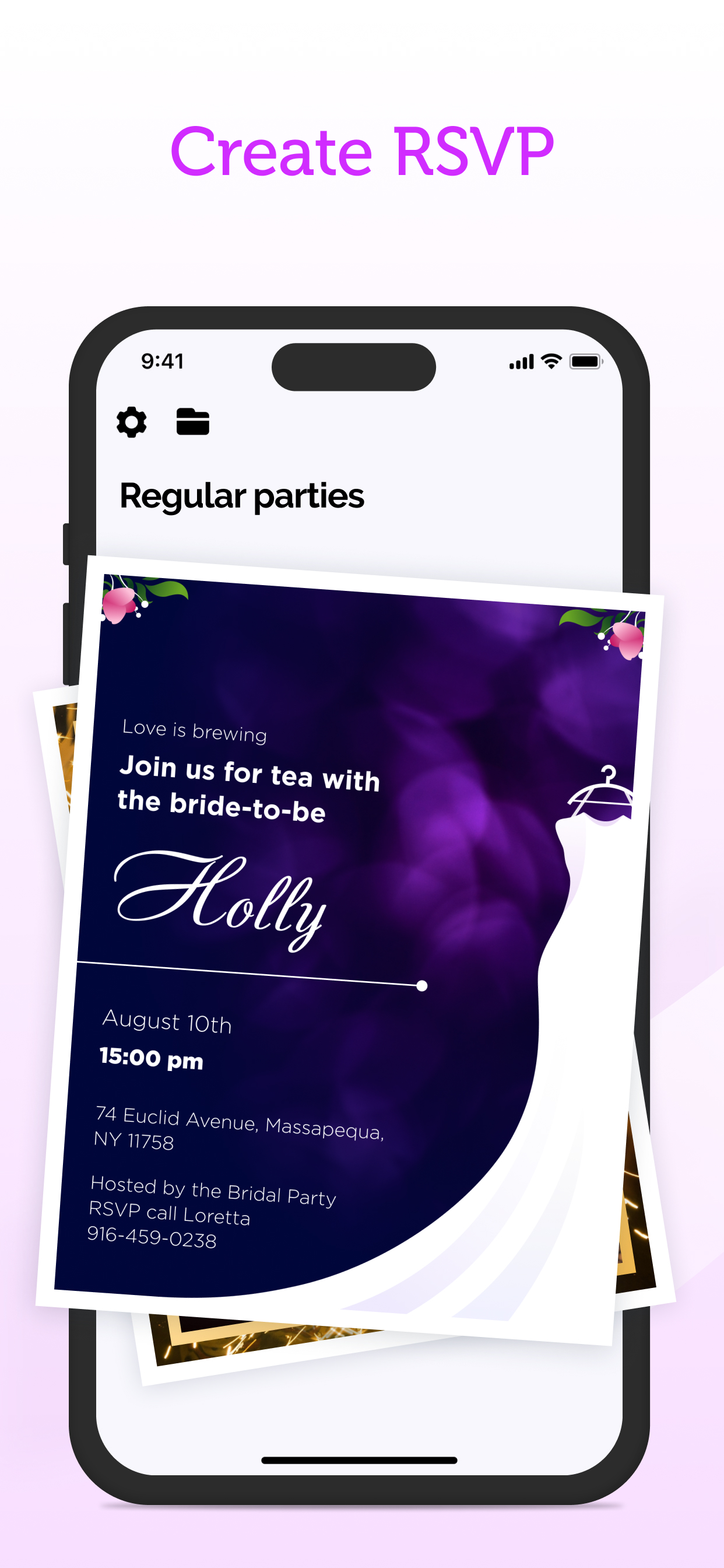 Invitation Card Designer screenshot 5