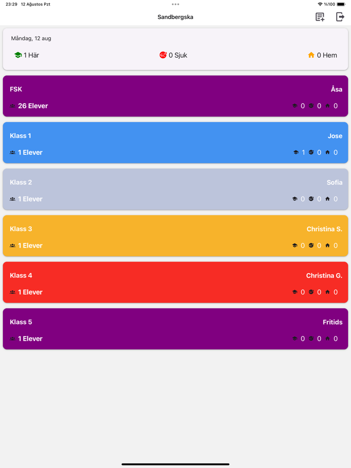 Class Student Atendance Trackr