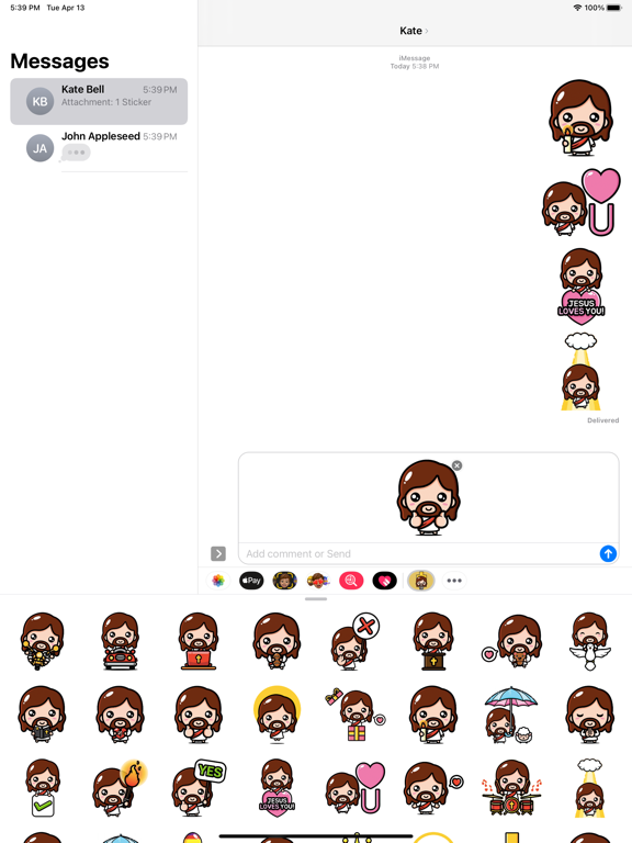 Screenshot #5 pour I Love Jesus Stickers