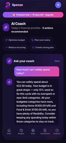 Spenzo: Money Assistant Screenshot 4 of 5