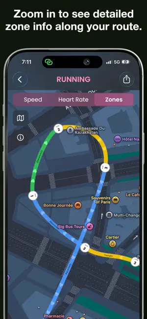 RunMapr: Run Map & HR Zones screenshot 2