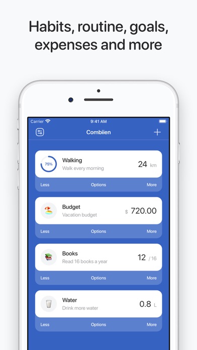 Combiien - Habit tracker Screenshot