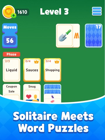 Word Solitaire: Card Puzzle iPad screenshot
