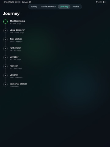 Step Mission: Step Counter iPad screenshot