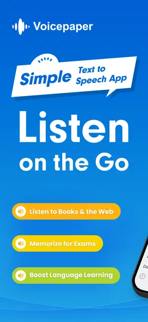 Voicepaper: PDF, eBooks & News screenshot 1