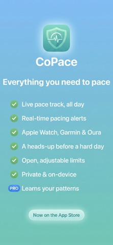 CoPace: Pacing & Fatigue Screenshot 3 of 8