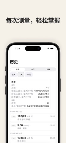 DIA-ry — 血压血糖日记 screenshot