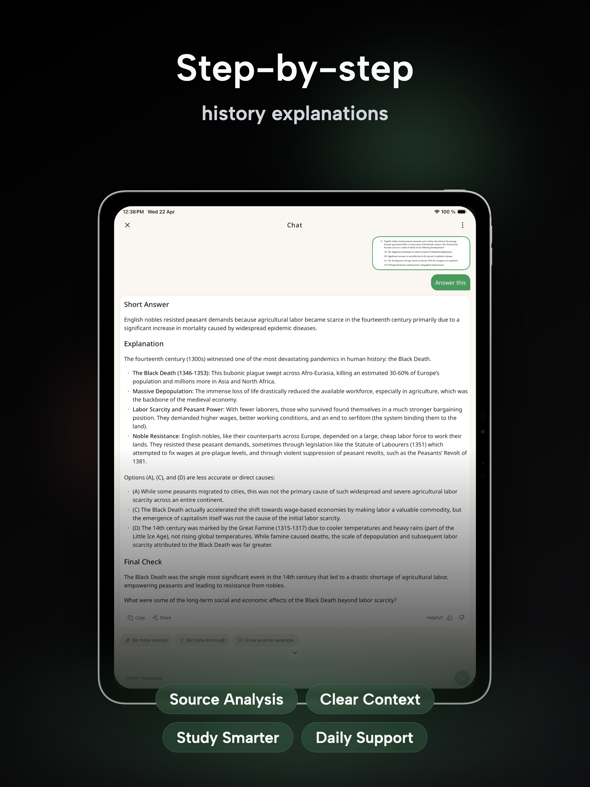 History Homework Helper AI screenshot 9
