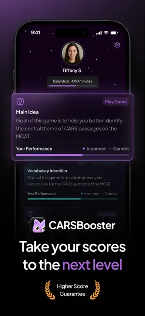 MCAT CARSBooster screenshot 1