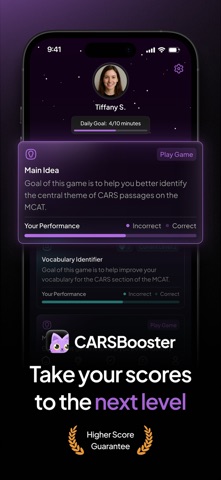 MCAT CARSBooster screenshot