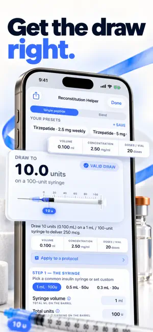 Peptide Protocol: Dose Tracker screenshot 3