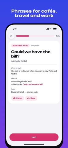 Reps: English Drills screenshot 1
