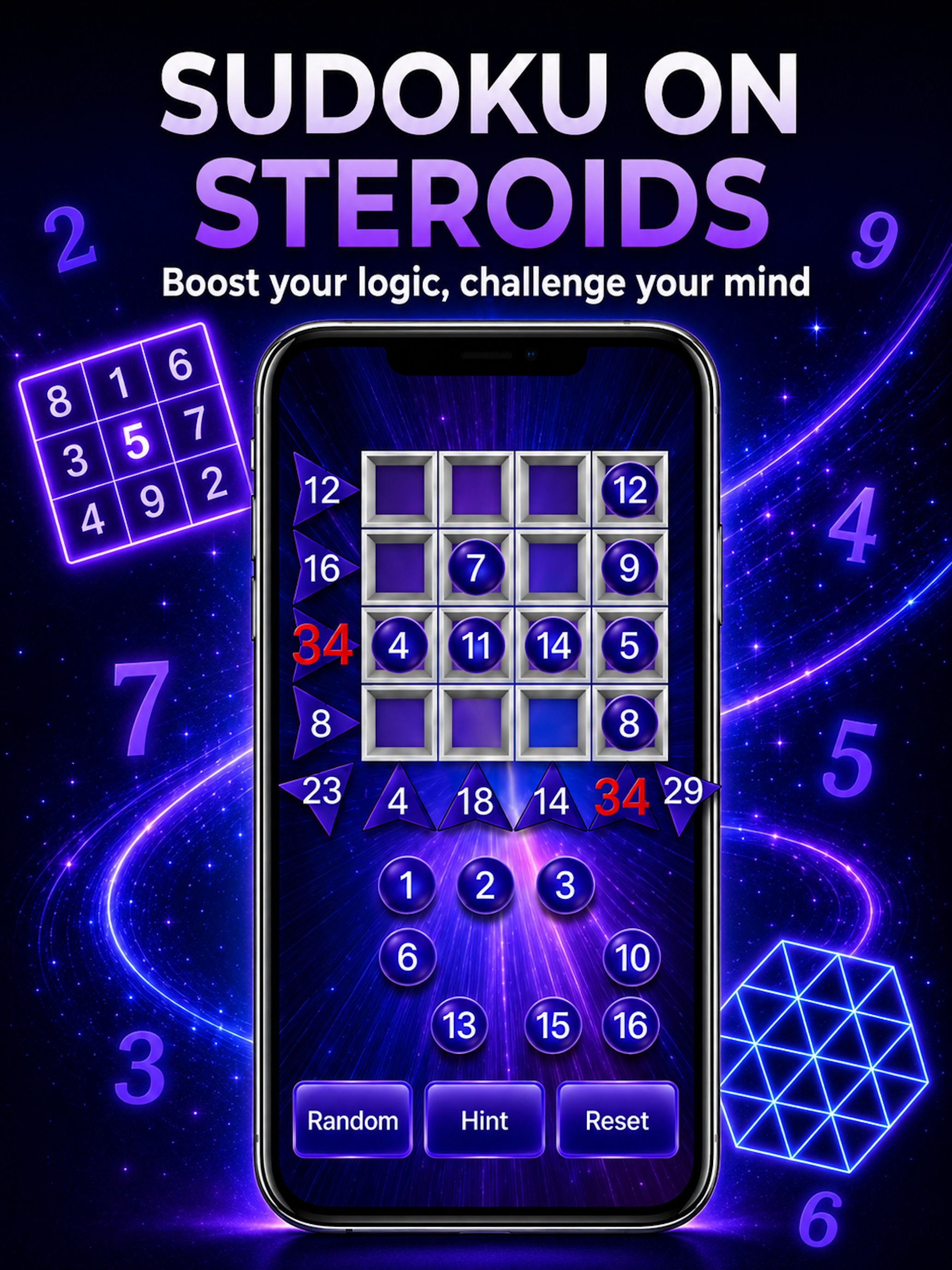 Magic Hexagon & Magic Square screenshot 7