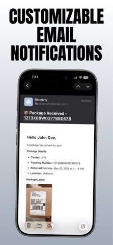Receivly Parcel screenshot
