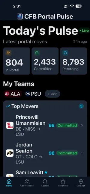 CFB Portal Pulse screenshot 1