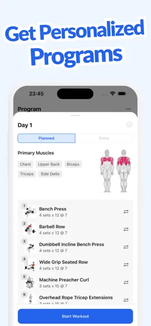 Gym Workout Tracker Log - Wise screenshot 3