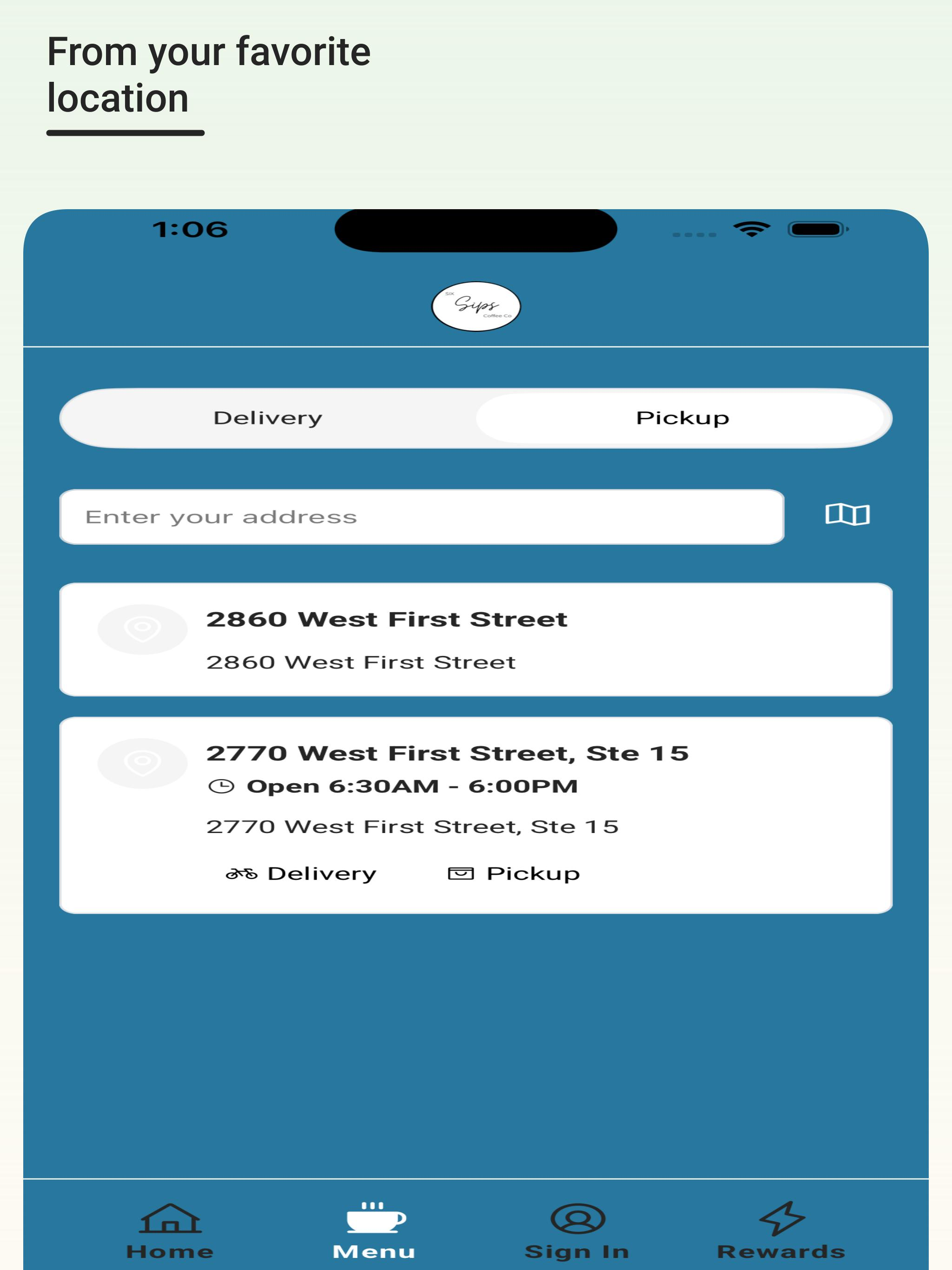 Six Sips Coffee Co screenshot 8