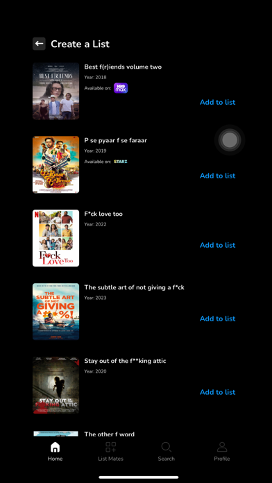 App screenshot