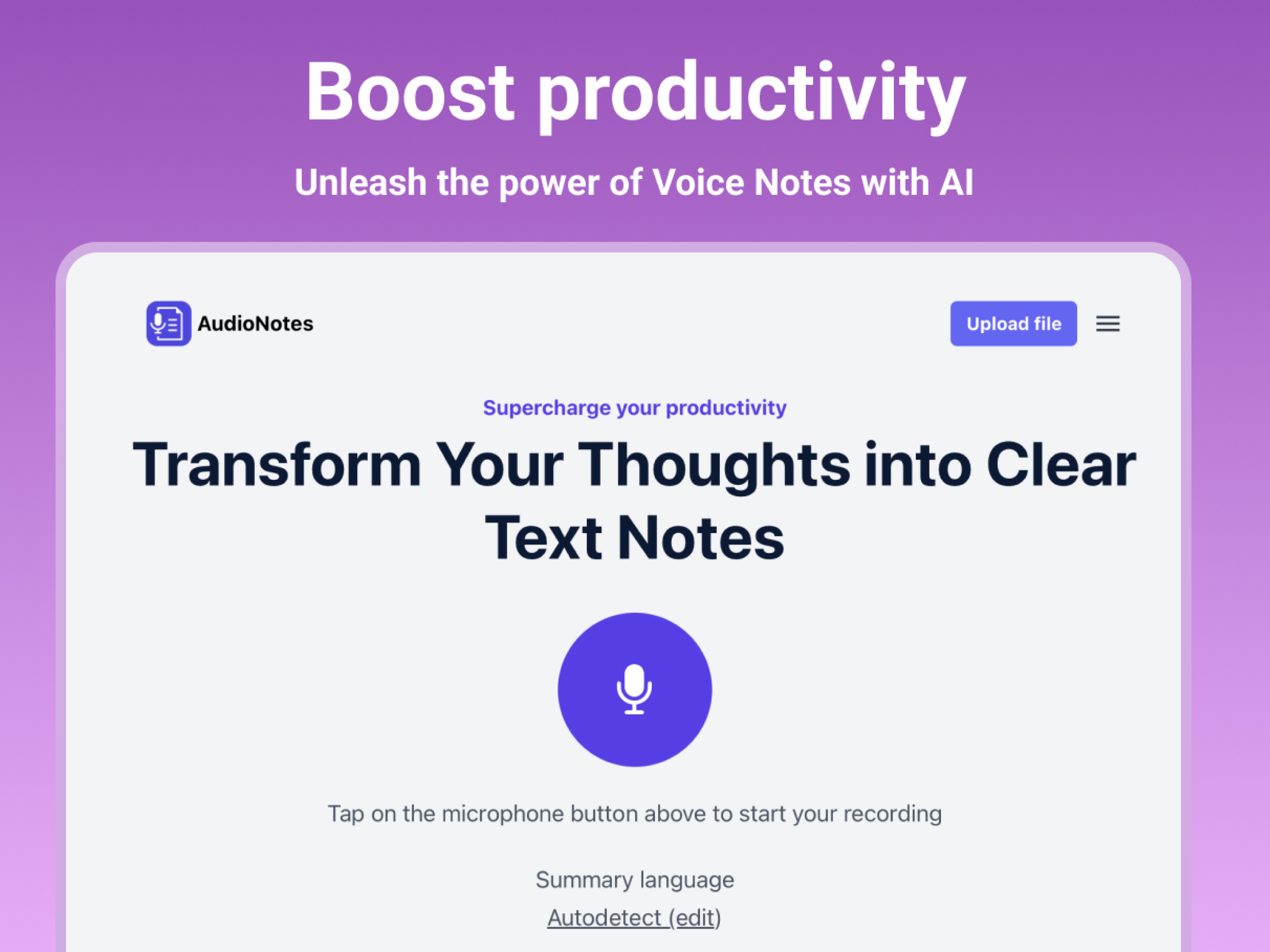AudioNotes: Speech To Text screenshot 5