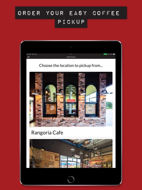 Coffee Worx iPad screenshot