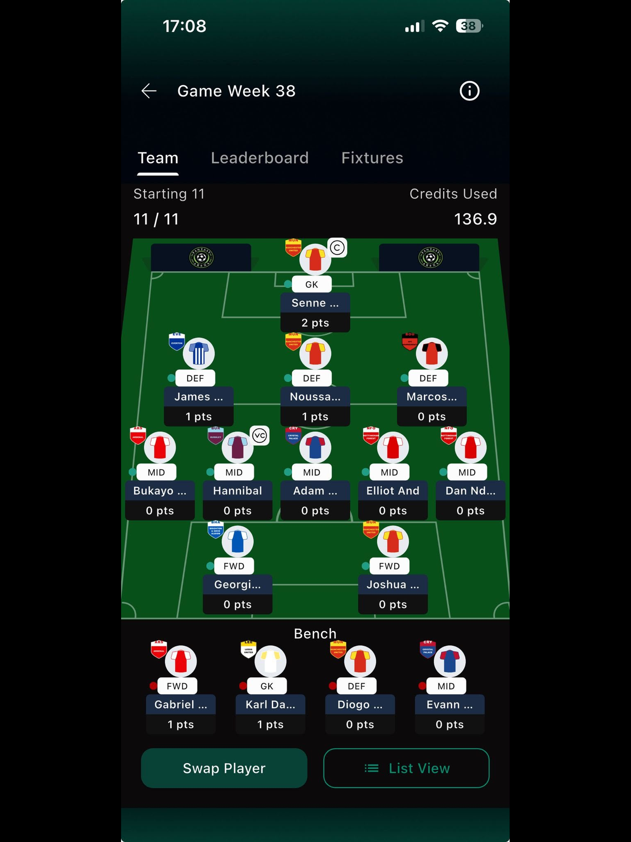 Fantasy Arena Hub