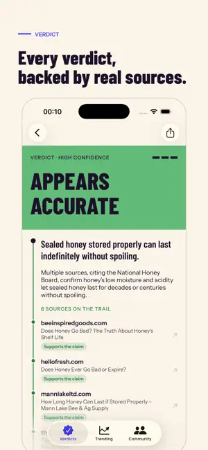 Verdict: Fact Check screenshot 2