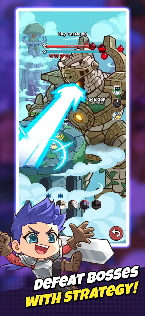 Beast Heroes: Fantasy Idle RPG iOS Mod IPA screenshot 3 - iOS game interface