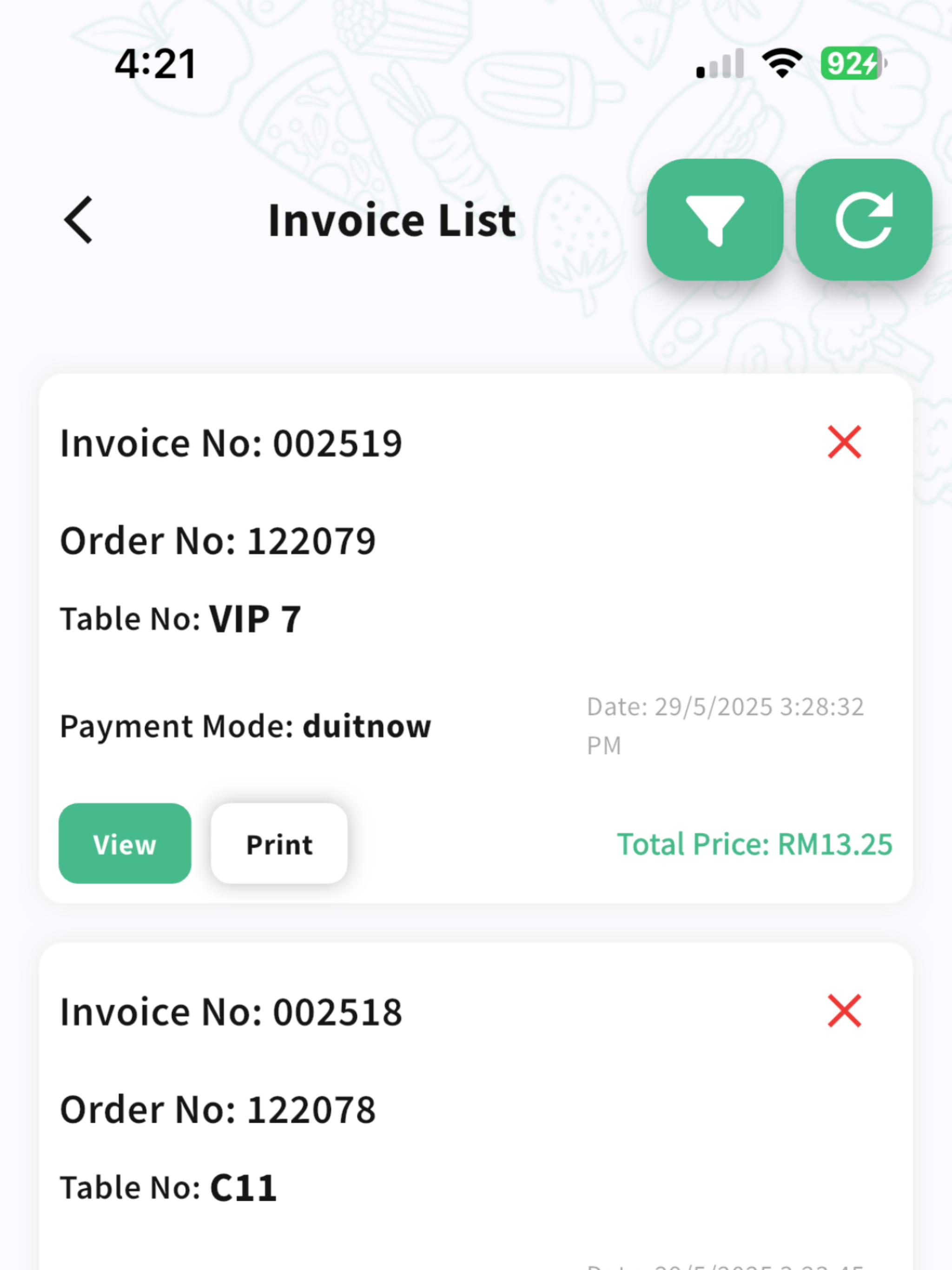 EatMol MO POS screenshot 8