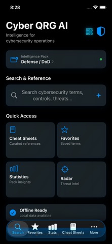 Cyber QRG AI screenshot