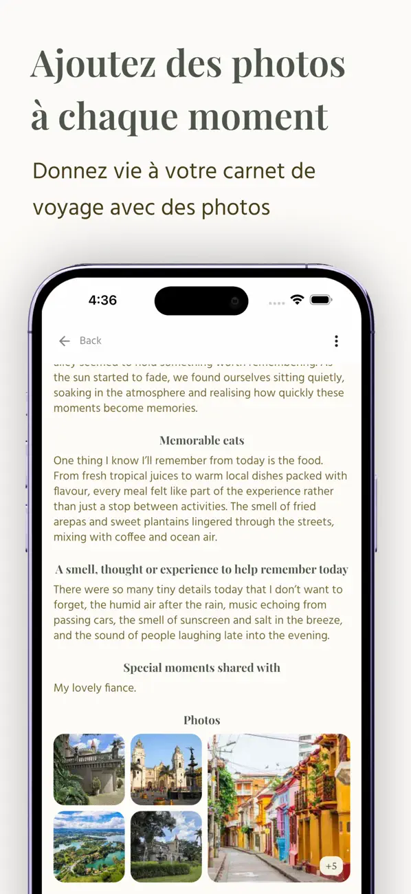 Screenshot #3 pour Journalfy: Carnet de Voyage